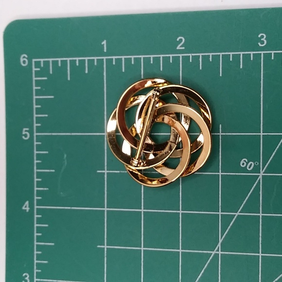 NAPiER Pin - Brooch Gold Tone - Picture 6 of 7